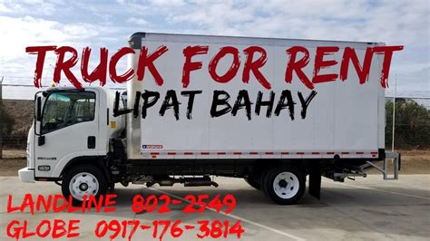 Lipat bahay truck for rent in las pinas